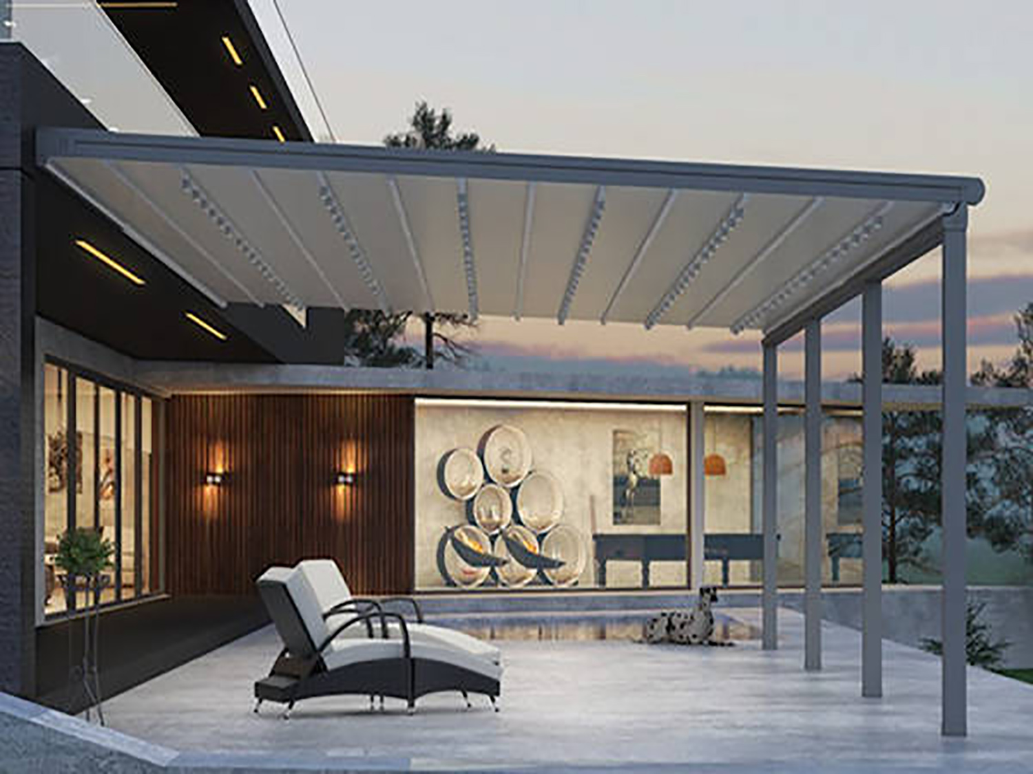 İzmir Tente Pergola, Otomatik Tente Pergola Modeli 3